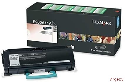 Lexmark E260A11A 3500 Page Yield  (New) - purchase from Argecy