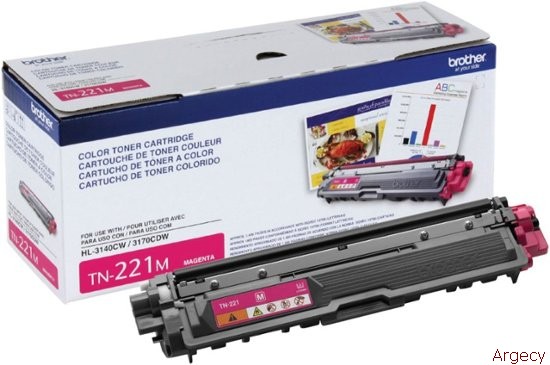 Brother TN221M 1400 Page Yield Compatible (New) - purchase from Argecy